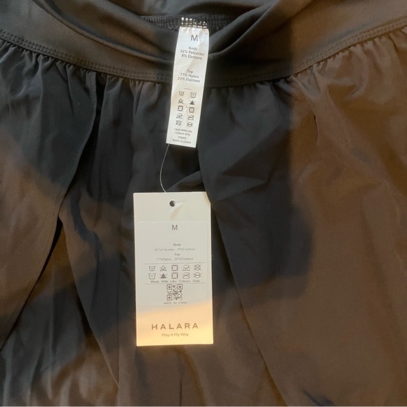 HALARA Breezeful High Waisted Palazzo Flowy Split Wide Leg Quick Dry Pants (M) - Picture 4 of 7